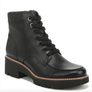 Naturalizer Catherine Black Combat Utility Boot Size 6.5